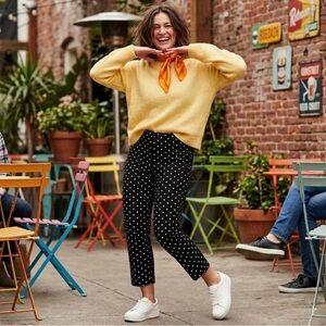 Charter Club Black Polka Dot Capris